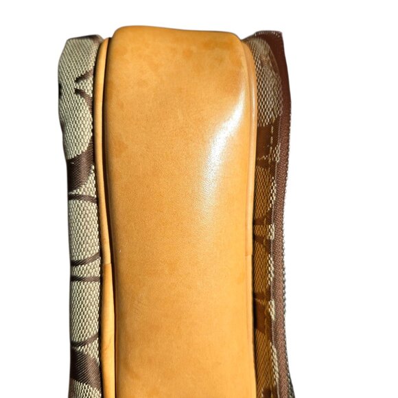 2003 Coach Signature Canvas Flight/Camera Shoulder/Crossbody Bag - Picture 3 of 8